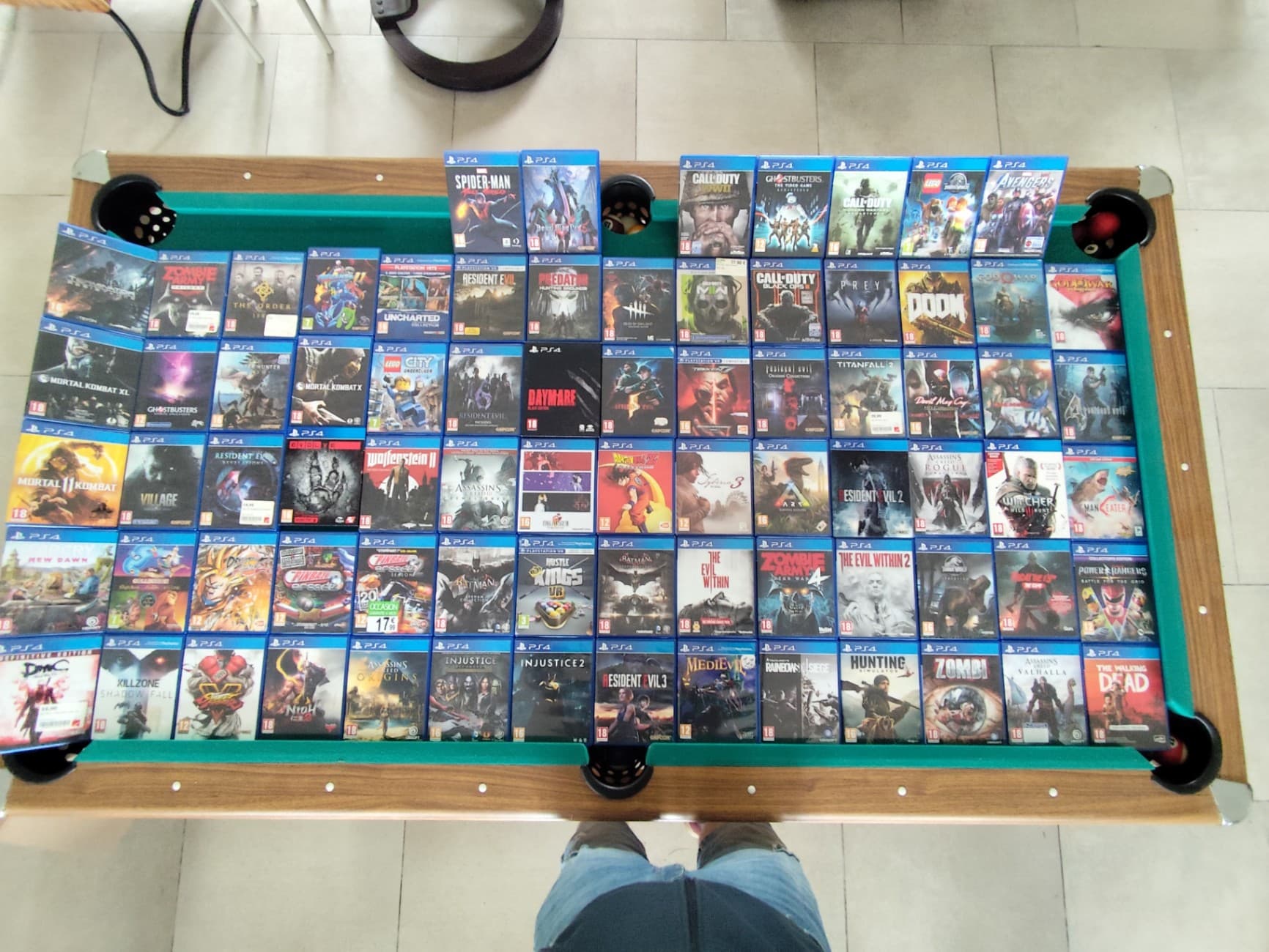 Lot de 77 jeux PS4 occasion