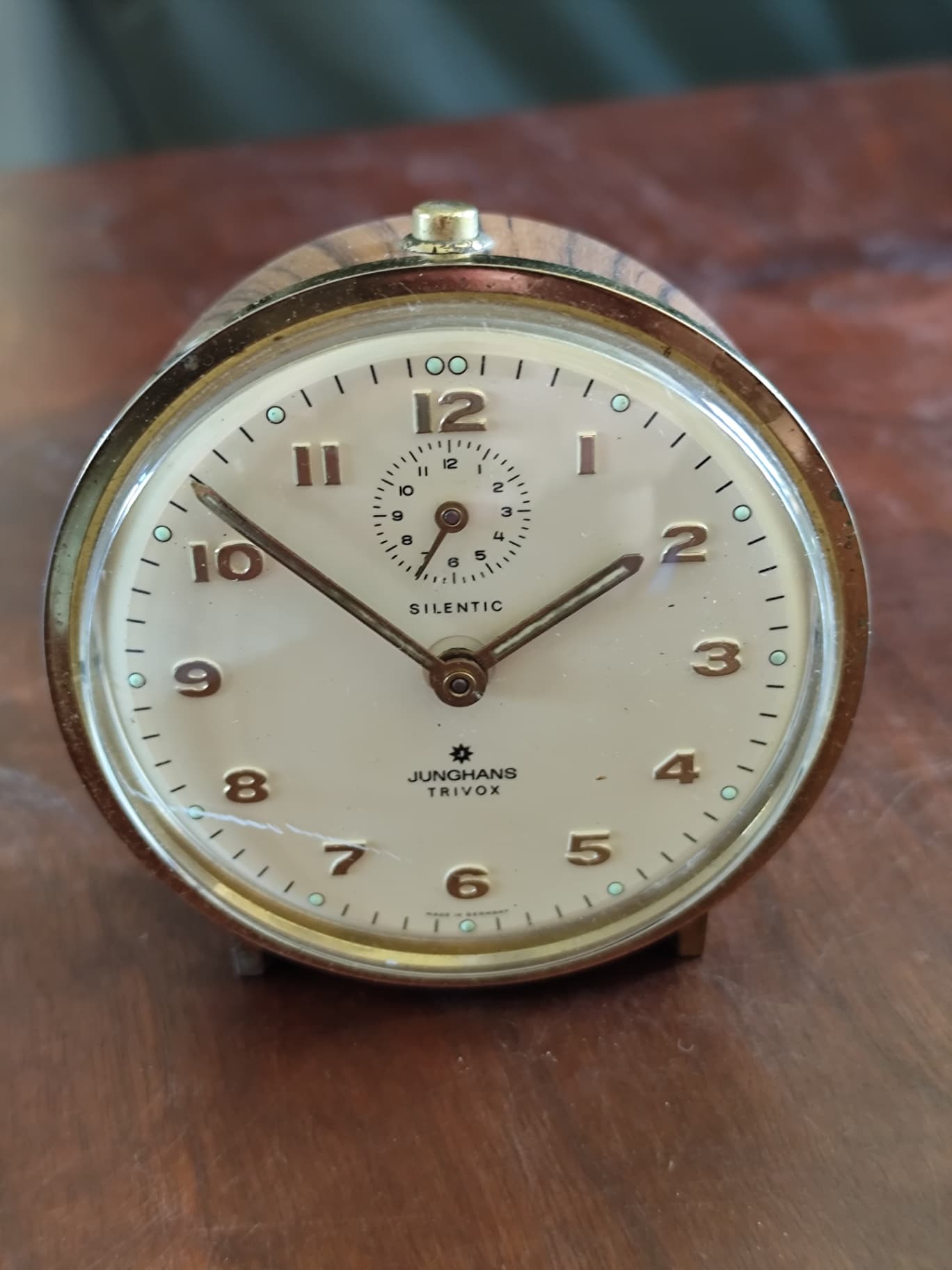 Réveil Silentic Junghans Trivox Vintage