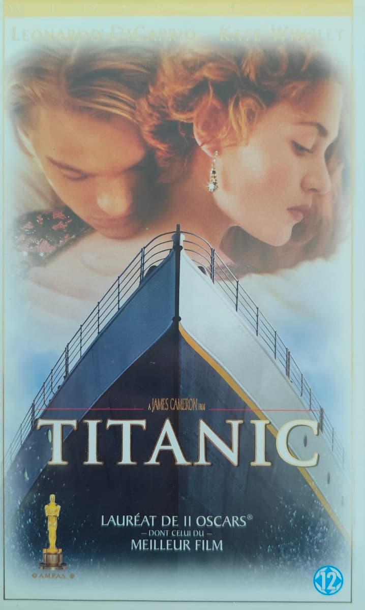 Cassette VHS Titanic James Cameron