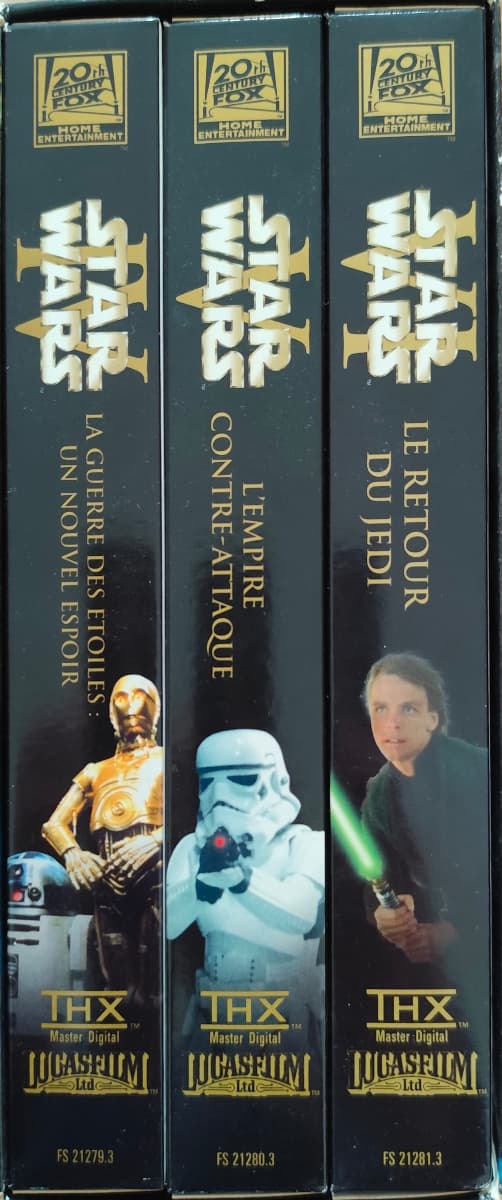 Coffret VHS Trilogie Star Wars Édition THX