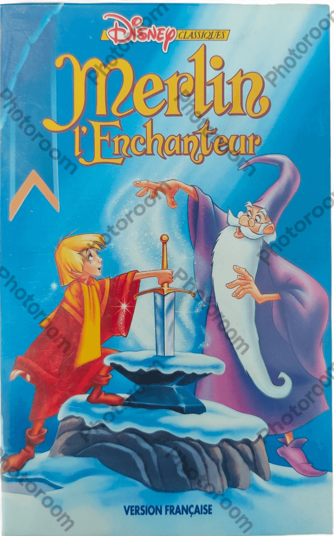 Cassette VHS Disney Merlin l'Enchanteur