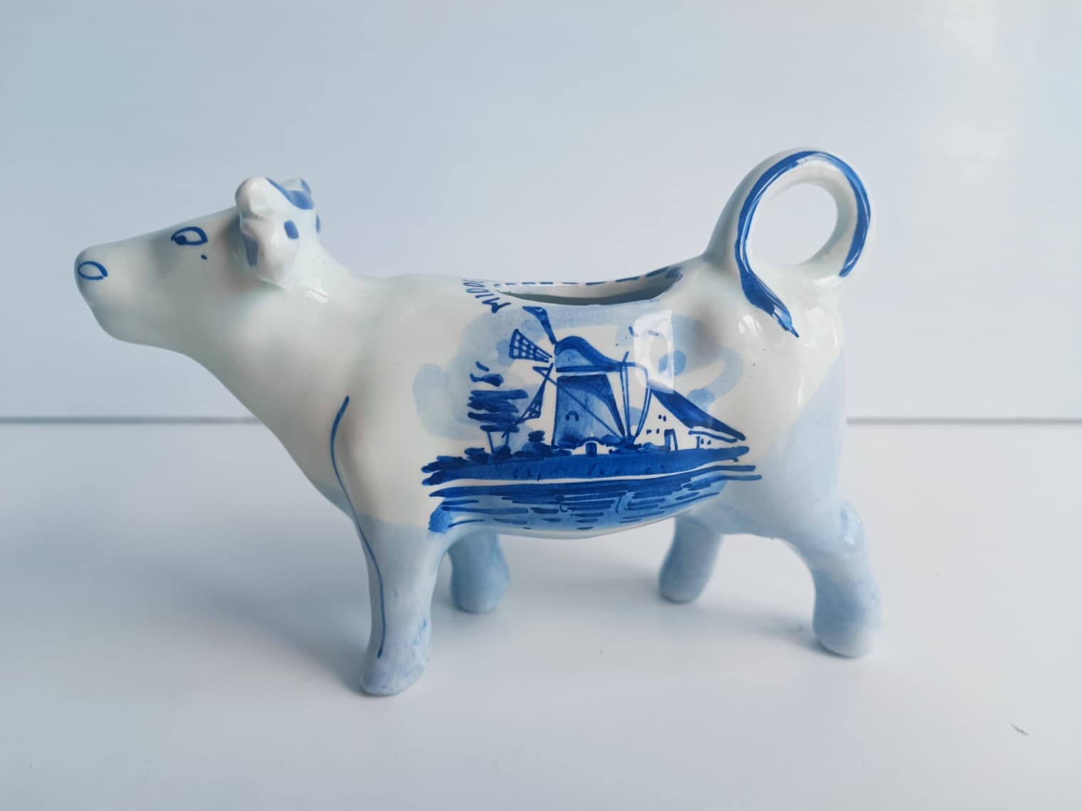 Pot à lait vache Delft bleu – peint main Delfts Hollande