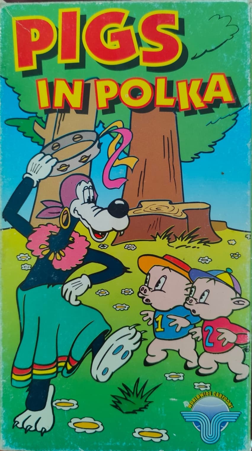 Cassette VHS Dessin Animé Pigs in Polka