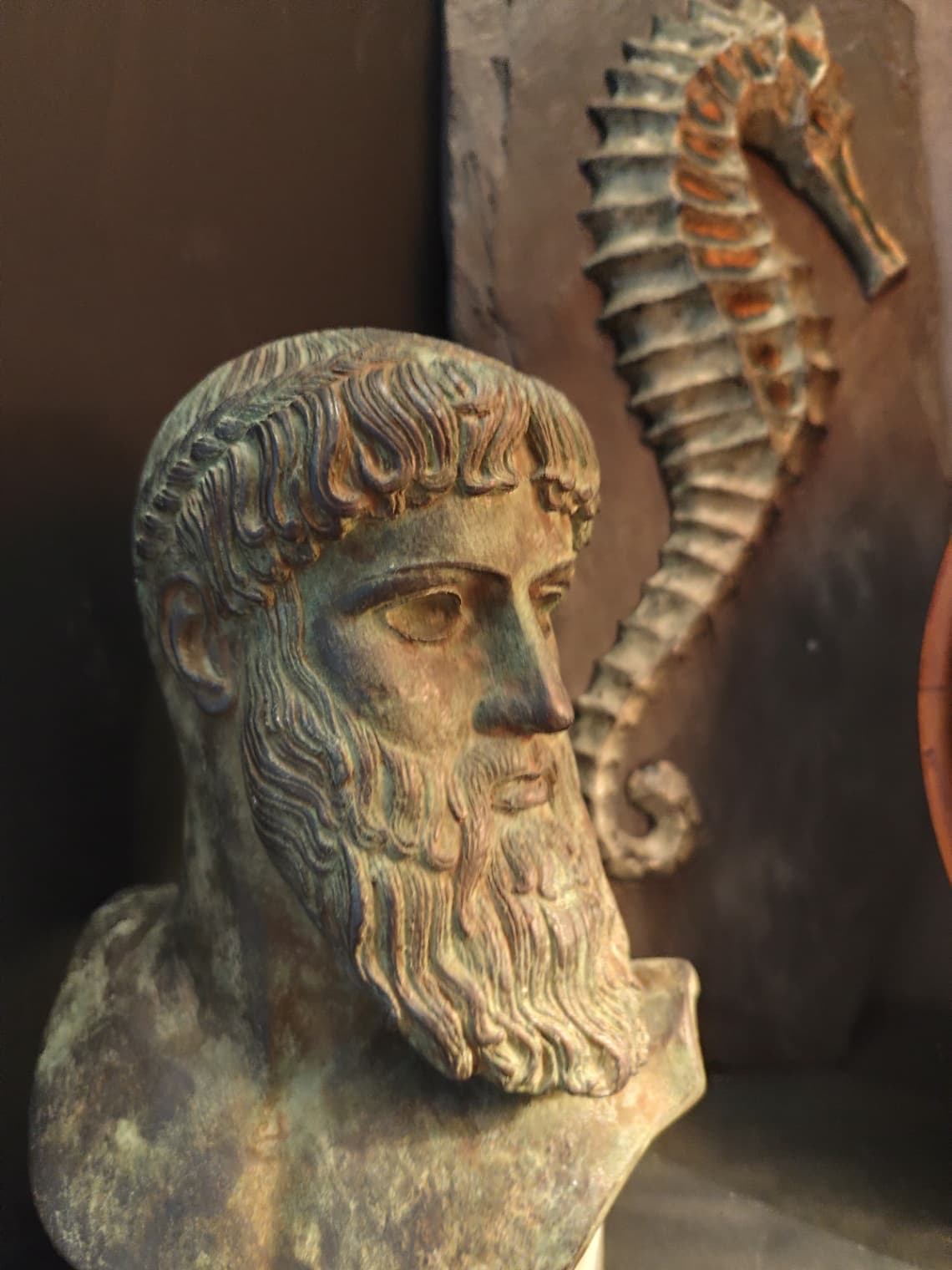 Buste Philosophe Grec Style Néoclassique
