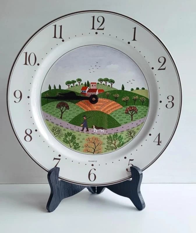 Horloge murale Villeroy & Boch, collection Naïf